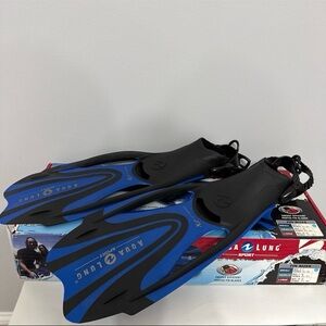 Aqua Lung Blue and Black Diving Fins